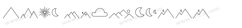 Love Nature字体转换